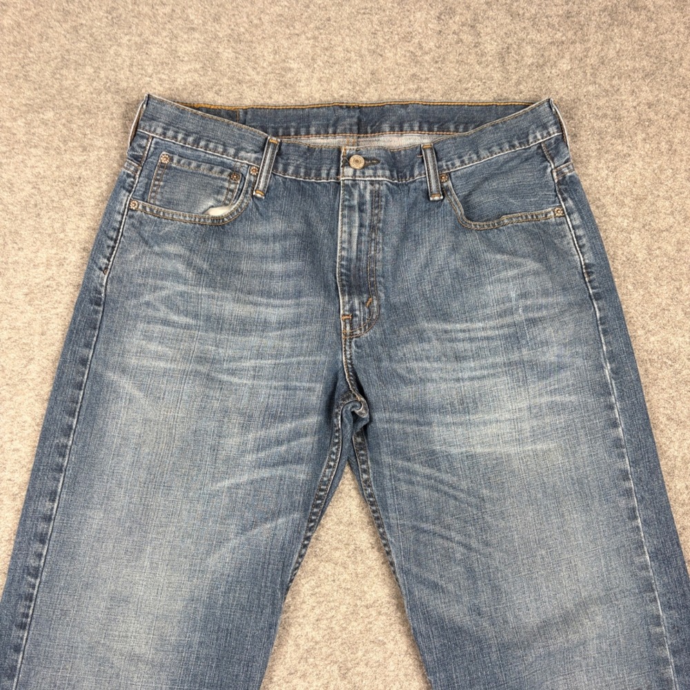 Vintage Y2K Levis 569 Jeans Mens 38x30 Loose Straight Blue Denim Baggy Bootcut
